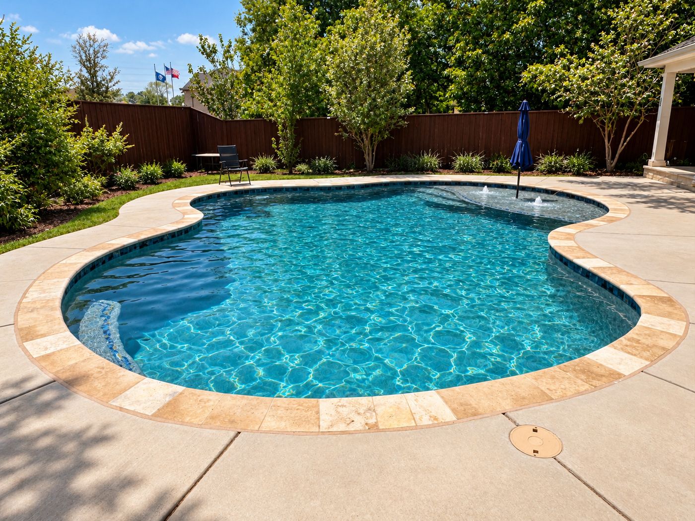 Custom Pool Builder in Wise County, Texas by Harrison Building Co